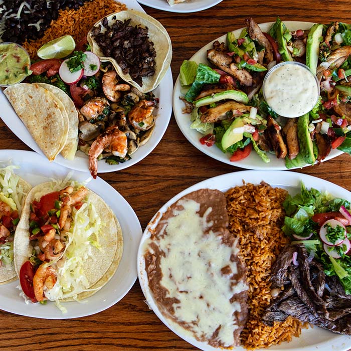 Mexican Platters in El toro Taqueria, Mission, San Francisco