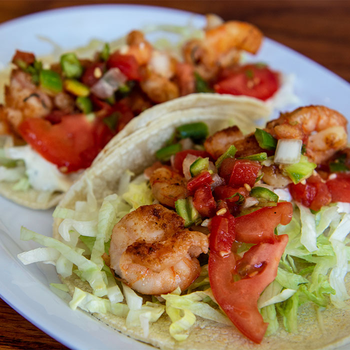 Shrimp tacos is just one of many taquitos choices at El Toro in San Francisco